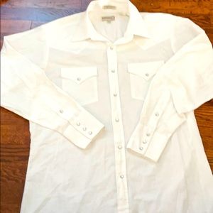 Men’s Vintage Western Dress Shirt 151/2-34